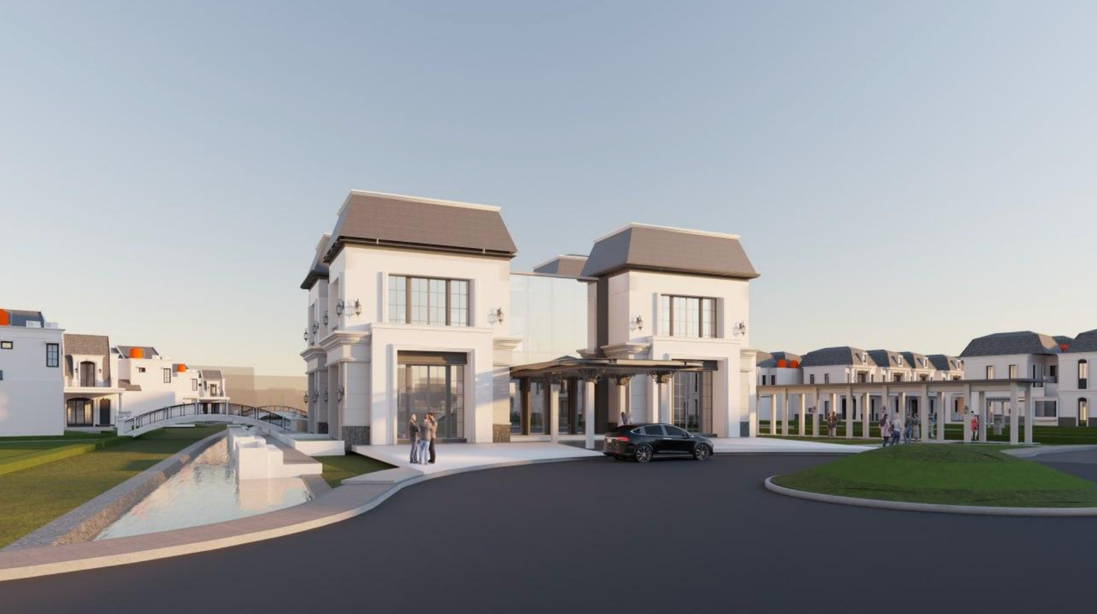 Fasad Perumahan Mewah Citra Homes Halim Jakarta Timur